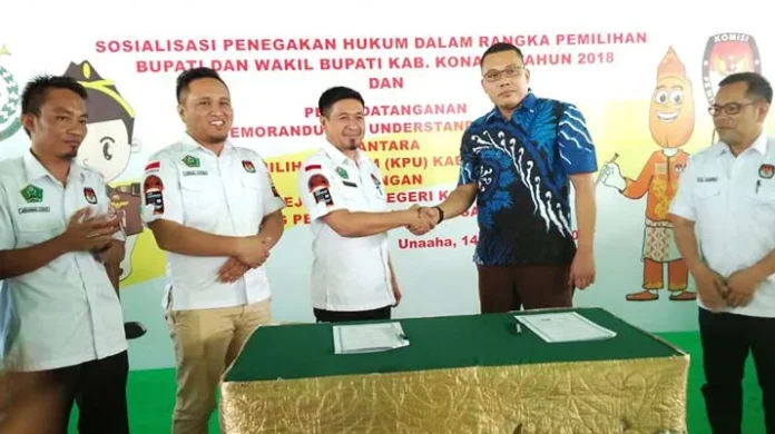 Antisipasi Sengketa Pilkada, KPUD Konawe Tanda Tangani MoU dengan Kejaksaan