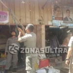 Dianggap Langgar Perda, Satpol PP Bongkar Puluhan Kios di Pasar Lawata Dianggap Langgar Perda, Satpol PP Bongkar Puluhan Kios di Pasar Lawata