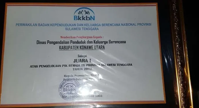 DPPKB Konut Raih Juara 1 Lomba PIK Remaja Tingkat Provinsi