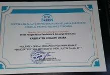 DPPKB Konut Raih Peringkat Pertama PP KB MKJP 2017 Sultra DPPKB Konut Raih Peringkat Pertama PP KB MKJP 2017 Sultra