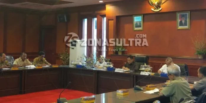 Di Hadapan Tim Kemenpolhukam, Plt Gubernur Curhat Sulitnya Mengurus Tambang di Sultra
