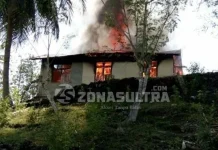 Satu Unit Rumah di Ghonsume Raha Terbakar Satu Unit Rumah di Ghonsume Raha Terbakar
