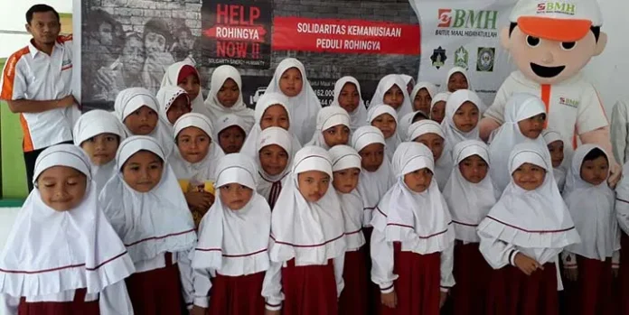 Siswa SD Integral Hidayatullah Kendari Galang Dana untuk Rohingya