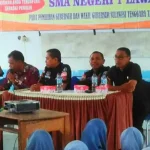 KPUD Mubar Sosialisasi Pemilih Pemula di SMA 1 Lawa KPUD Mubar Sosialisasi Pemilih Pemula di SMA 1 Lawa