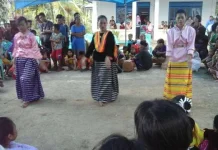 Rayakan Lebaran, Warga Desa Tomoahi Gelar Acara Adat Tari Balumpa