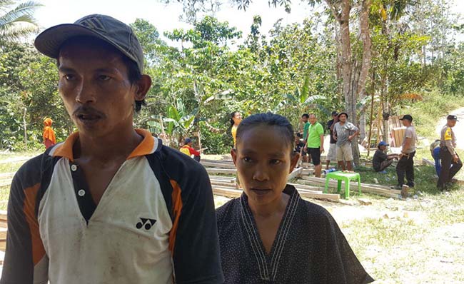 Tak Layak Huni, Rumah Zainal Dibedah Jajaran Polres Konsel