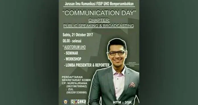 Comunicatikon Day 2017 UHO Akan Dihadiri News Anchor Indosiar