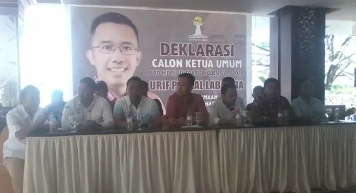 deklarasi_urif Urif Prasal Labamba Siap Rebut Tahta BPD HIPMI Sultra