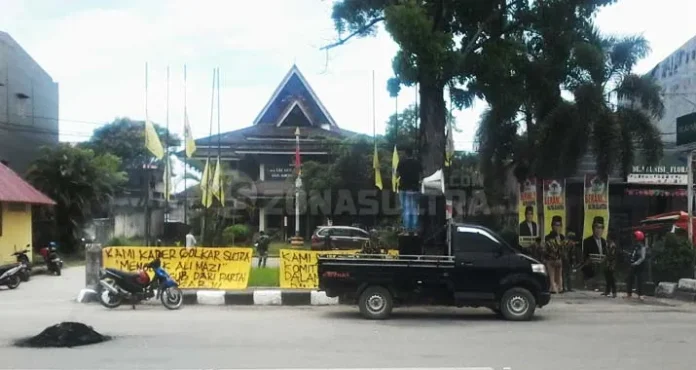 Kader Golkar Mulai Lancarkan Demo 3 Hari Penolakan Ali Mazi