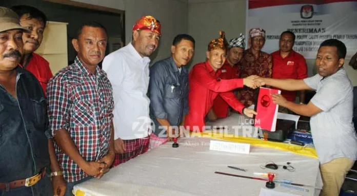 dpc_pdip_wakatobi Mendaftar ke KPU Wakatobi, PDIP Dinyatakan Memenuhi Syarat
