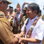 Kapal Perang KRI Banjarmasin Tiba di Muna Kapal Perang KRI Banjarmasin Tiba di Muna