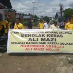 Hari Ini Puluhan Kader Golkar Konsel Gelar Aksi Tolak Ali Mazi Hari Ini Puluhan Kader Golkar Konsel Gelar Aksi Tolak Ali Mazi