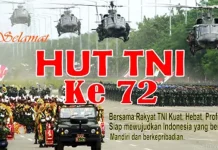 HUT ke-72, TNI Diharapkan Lebih Profesional hut tni 72, 2017