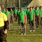 Peringati HUT TNI, Dandim 1416 Muna Jalan Santai Bersama Warga Mubar Peringati HUT TNI, Dandim 1416 Muna Jalan Santai Bersama Warga Mubar