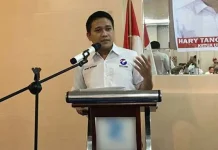 Perindo Wajibkan Calegnya Sosialisasikan Paslon Rusda-Sjafei Ketua Dewan Pengurus Wilayah (DPW) Partai Perindo Sulawesi Tenggara (Sultra) Jaffray Bittikaka