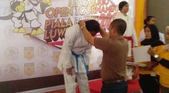 karate_devitriani Devitriana Raih Perak di Ilagaligo Open Tournamen