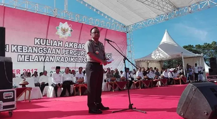 Ribuan Mahasiswa Se-Sultra Beraksi dalam Kuliah Akbar Lawan Radikalisme