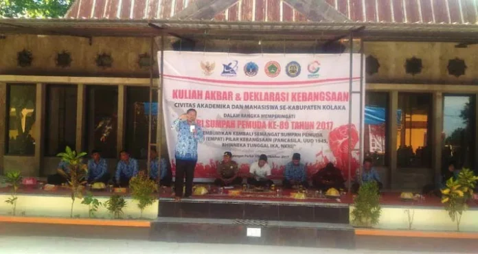 kuliah_akbar_usn Ribuan Civitas Akademi Perguruan Tinggi di Kolaka Ikut Kuliah Akbar USN dan Deklarasi Melawan Radikalisme