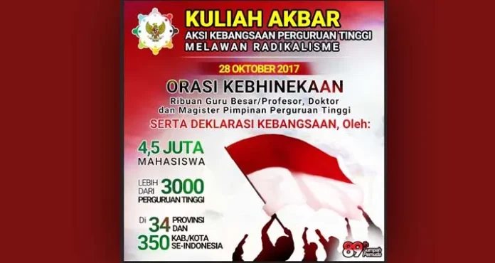 Cegah Radikalisme, 43 Perguruan Tinggi se-Sultra Akan Gelar Kuliah Akbar Kebangsaan
