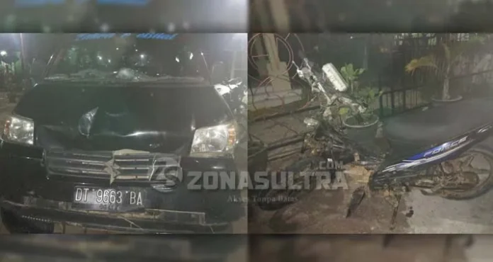 Ditabrak Mobil, Satu Pengendara Motor Asal Konut Tak Sadarkan Diri