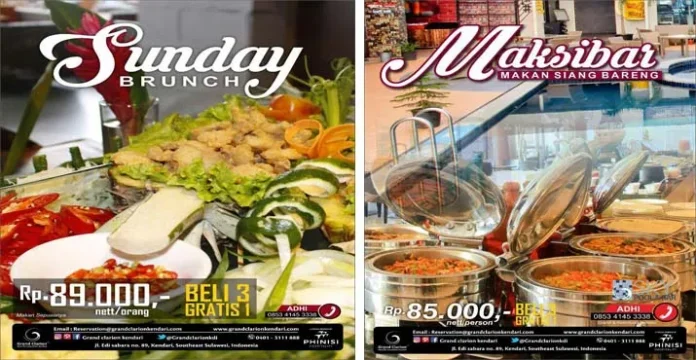 maksibat_clarion Oktober, Hotel Grand Clarion Kendari Hadirkan Promo Makanan Spesial