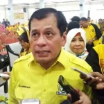 Penolakan Kader Tak Dipertimbangkan, Nurdin Halid Tegaskan Golkar Final Dukung Ali Mazi Ketua Harian DPP Golkar Nurdin Halid