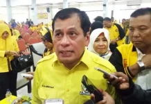 Penolakan Kader Tak Dipertimbangkan, Nurdin Halid Tegaskan Golkar Final Dukung Ali Mazi Ketua Harian DPP Golkar Nurdin Halid