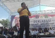 Nurdin Halid Ancam Kader Golkar Sultra yang Tak Dukung Pasangan Ali Mazi-Lukman Abunawas Nurdin Halid Ancam Kader Golkar Sultra yang Tak Dukung Pasangan Ali Mazi-Lukman Abunawas