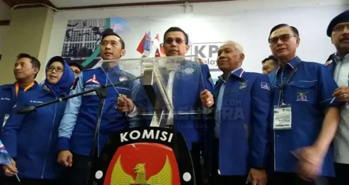Demokrat Mendaftar ke KPU RI di Hari Terakhir