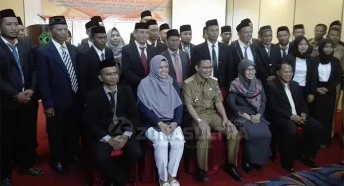 30 Panwascam Dilantik, Wawali Kendari: Harus Jadi Wasit Profesional