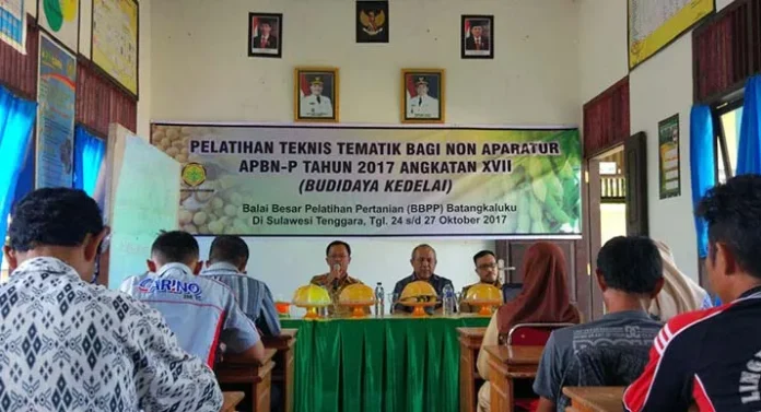 BBPP Batangkaluku Latih Petani Sultra Bercocok Tanam Kedelai
