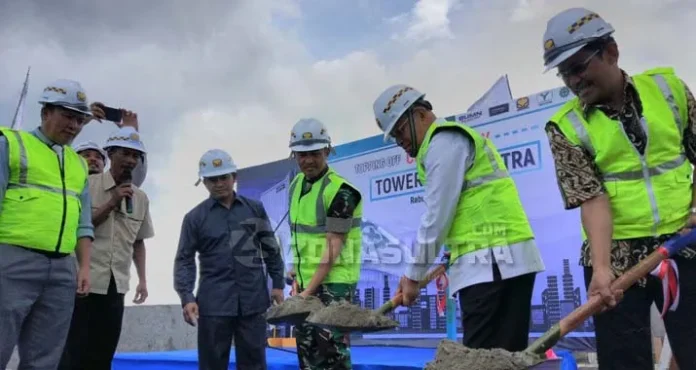Sangat Cepat, Konstruksi 14 Lantai Tower Bank Sultra Rampung Dibangun