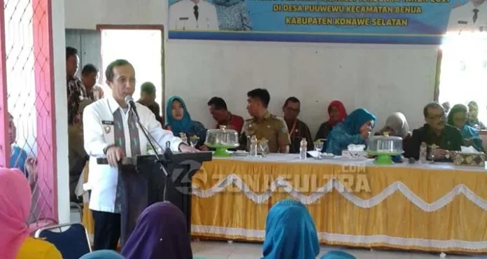 Lomba P2WKSS Tingkat Provinsi, Wagub Konsel Harap Desa Puwewu Jadi Juara