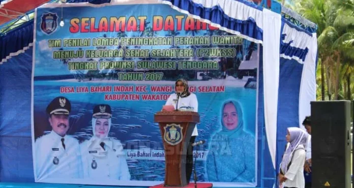 Desa Liya Bahari Wakili Wakatobi Lomba P2WKSS di Tingkat Provinsi