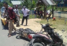 Dua Motor Bertabrakan di Mubar, Satu Pengendara Tewas Dua Motor Bertabrakan di Mubar, Satu Pengendara Tewas