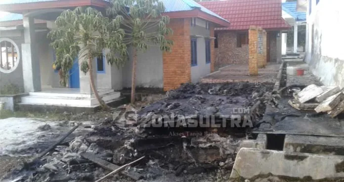 wakatobi_kebakaran Bak Pabrik Milik DKP Wakatobi Diterbakar