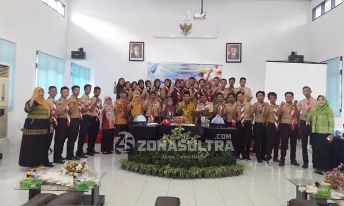 GERMAS_SAPA_BPOM Tingkatkan Pengawasan Obat dan Makanan, BPOM Kendari Gandeng Pramuka