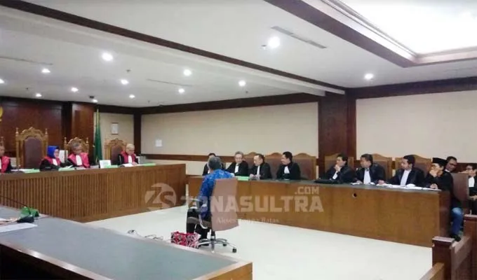 Nur_Alam_sidang Nur Alam Didakwa Memperkarya Diri Hingga Rp2,7 Miliar