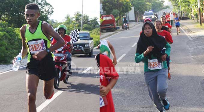 Pelari Asal Kupang dan Makassar Juarai Beach Run Wakatobi