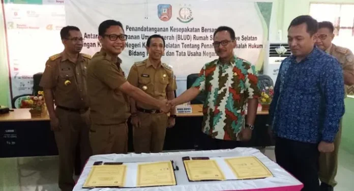 Antisipasi Masalah Hukum, BLUD RSUD Konsel Teken MoU dengan Kejari