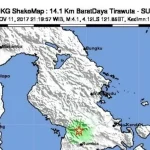 Gempabumi 4,1 SR Guncang Kolaka Timur Gempabumi 4,1 SR Guncang Kolaka Timur