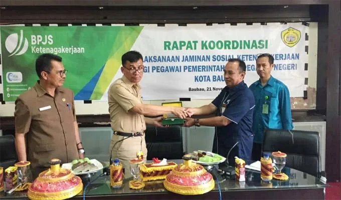 bpjs_baubau1 Jamin Keselamatan Pekerja, BPJS Ketenagakerjaan Jalin Kerjasama Pemkot Baubau