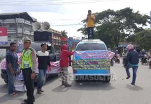 Supir Angkot dan Taksi di Kendari Kembali Demo Tolak Grab Supir Angkot dan Taksi di Kendari Kembali Demo Tolak Grab