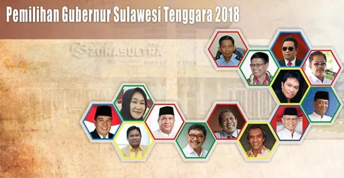 pilgub sultra, pilgub sultra 2018, ali mazi, asrun, rusda mahmud, won