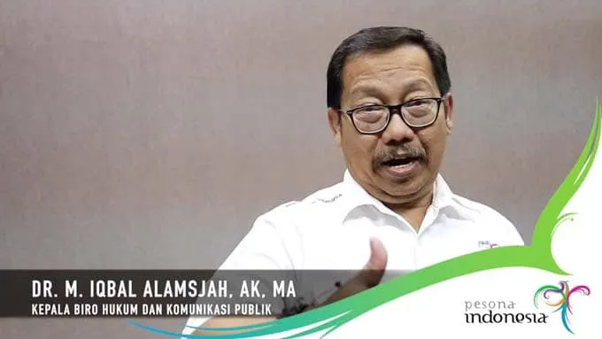 Kepala Biro Hukum dan Komunikasi Publik Kemenpar M. Iqbal Alamsjah