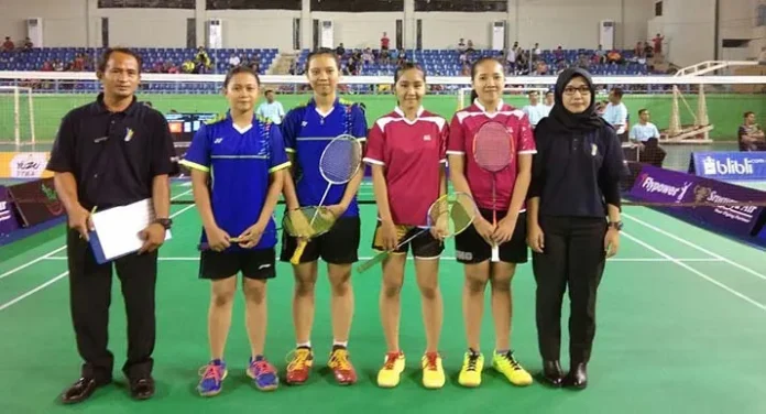 kejurnas_bulutangkis Kejurnas Bulutangkis, Sultra Loloskan 4 Wakilnya di 16 Besar