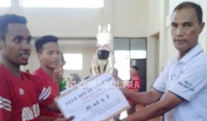 Kendari Juara Umum Kejurda Sepak Takraw Antar Pelajar