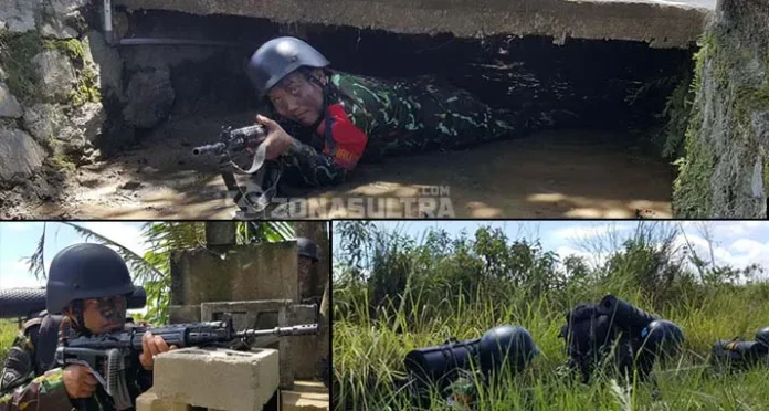 latihan_khusus Mengintip Latihan Khusus Polda Sultra, Terdengar Tembakan dan Ledakan Bom
