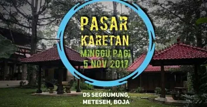 Pasar Karetan, Atraksi Wisata Baru Kolaborasi Rakyat dan GenPI 5 November 2017