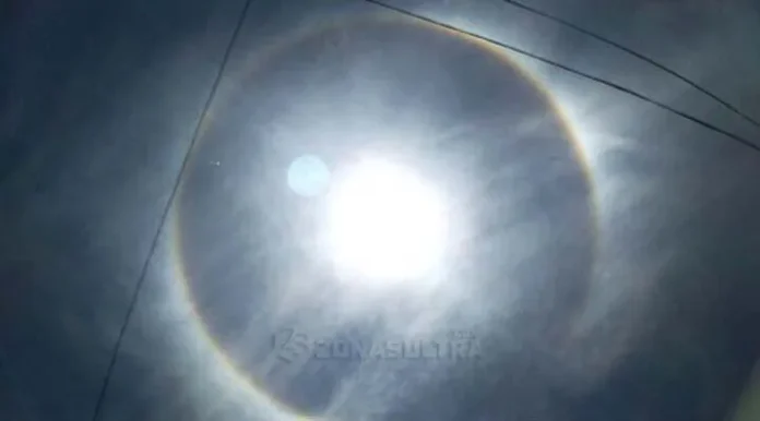 Ini Penjelasan BMKG Soal Matahari yang Dikelilingi Lingkaran